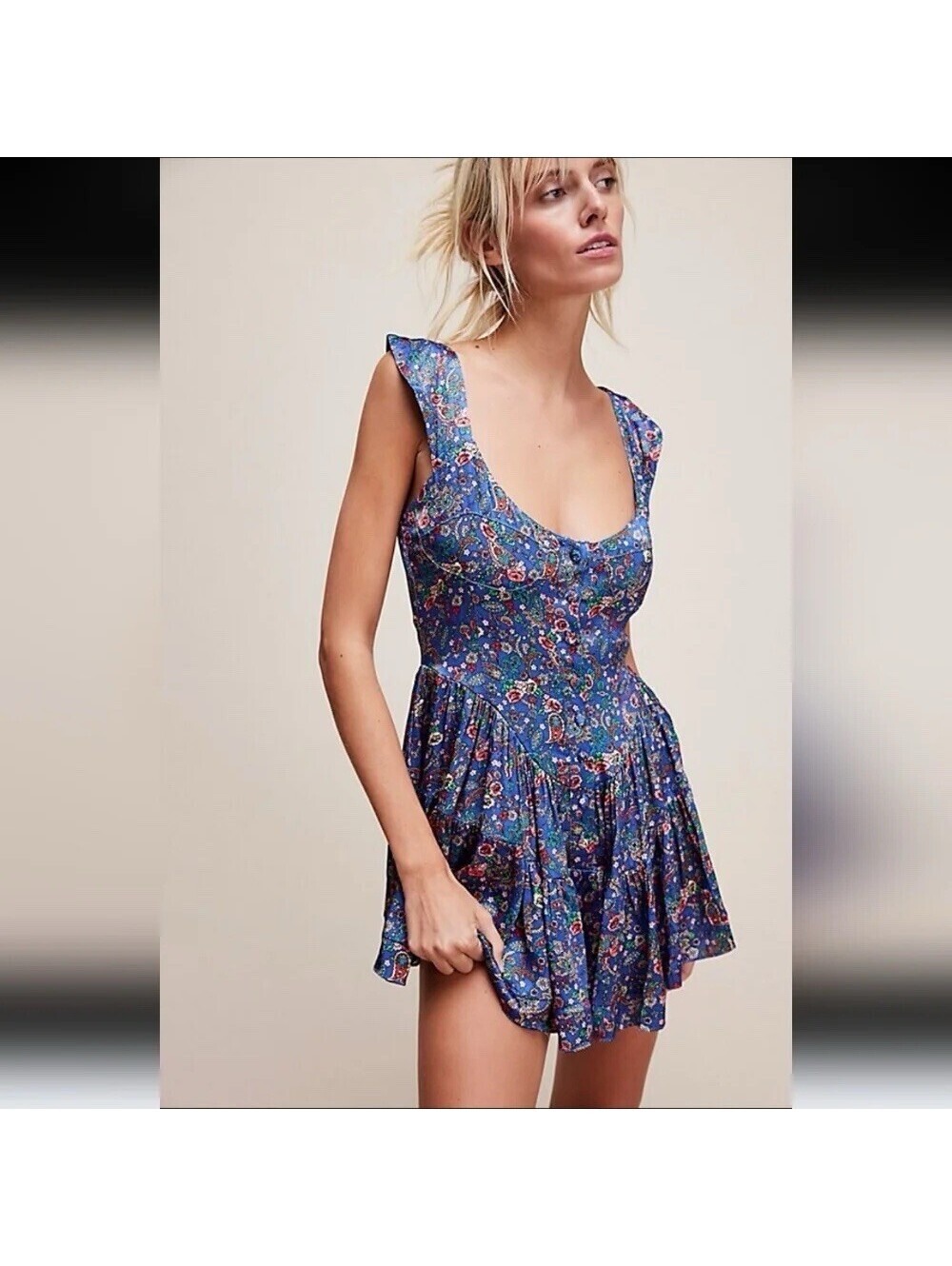 Vanessa Mooney Elisabeth Romper in Paisley